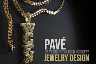 design premium jewelry cad 3d models