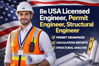 be usa licensed engineer, permit engineer, structural engineer