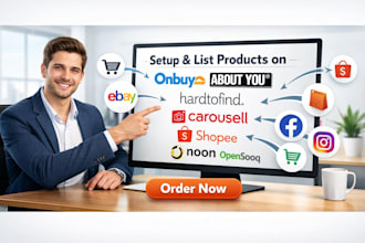 setup list products on takelaot temu noon ebay amazon onbuy hardtofind carousell