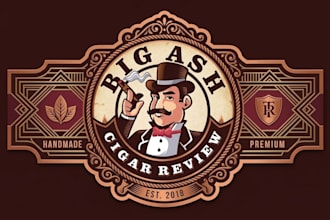do premium cigar label, cigar band, cigar ring, cigar box and cigar logo