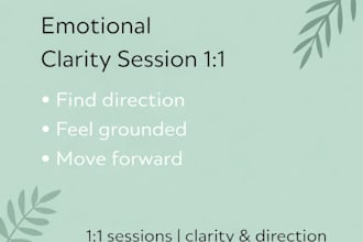help you gain emotional clarity and make better decisions
