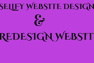 do sellfy website design and redesign website
