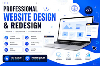 do professional website design and redesign website