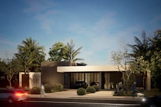 create realistic 3d exterior architectural models and renders
