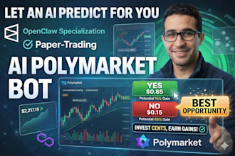 build a crypto trading bot, ai trading bot for polymarket and kalshi