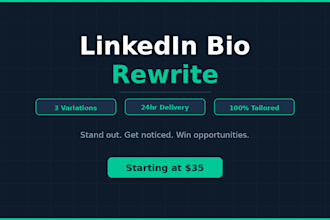 rewrite your linkedin bio to attract clients and top opportunities