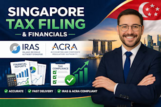 file and prepare singapore tax return and financials on time with iras acra