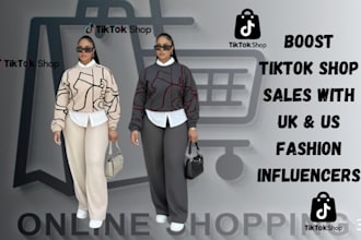 recruit UK and USA fashion influencers for your tiktok shop affiliate promo