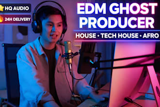 be your edm ghost producer for house, techno, and melodic techno tracks