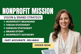 craft a powerful nonprofit mission, vision and brand strategy for maximum impact
