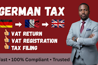 german vat registration, company account, UK vat return, corporation tax, utr
