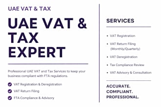 file uae vat and corporate tax and uae company registration and office address
