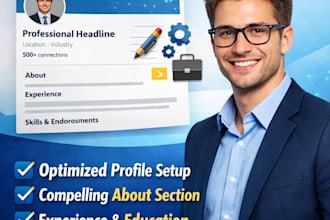 help you create linkedin business profile