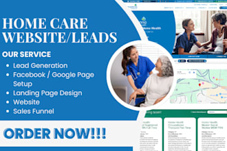 home care website home care healthcare website home care leads home care logo