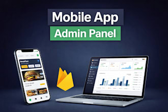 develop a professional android app admin panel