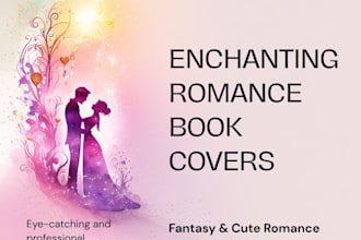 create fantasy book cover romance cover book cover design ebook cover design