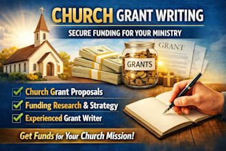 write professional church grant proposals to secure funding for your ministry