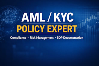 develop aml, kyc and compliance policies for your business