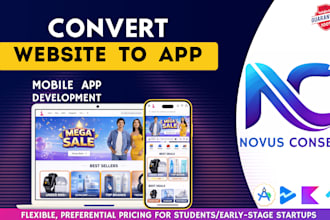 convert website into a professional android app
