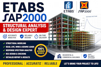 do etabs and sap2000 structural analysis and seismic design