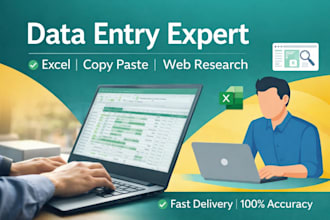 accurate typing data entry services