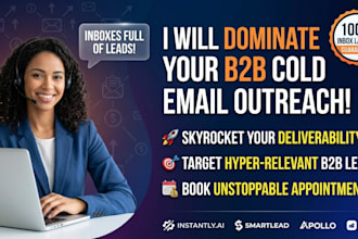 setup and manage instantly ai or smartlead for b2b cold email outreach