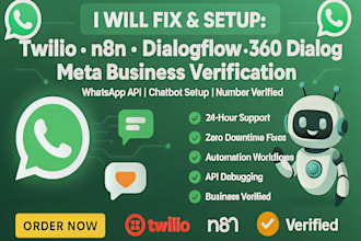 setup whatsapp business API with twilio and verify meta business account
