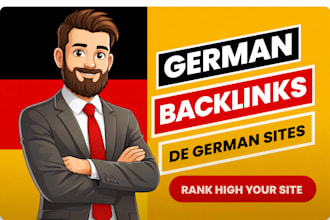 do german backlink, SEO linkbuilding, dofollow  service, authority link