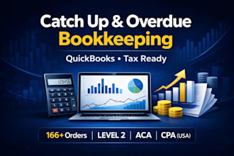 catch up overdue quickbooks bookkeeping and prepare tax ready reports