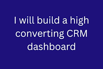 create optimize your business crm dashboard
