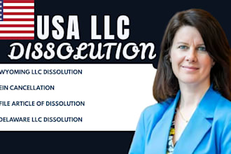 dissolve delaware llc wyoming llc utha new jersey llc, close ein, address change