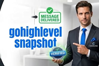 build gohighlevel master snapshot for ghl gym, ghl salon and cleaning agency