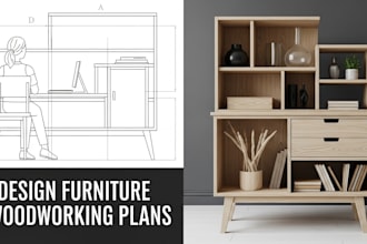 design furniture and woodworking plans for your DIY woodwork project
