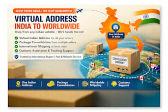 provide verified virtual business address or physical office address worldwide