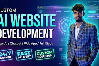 build website with ai chatbot or openai integration