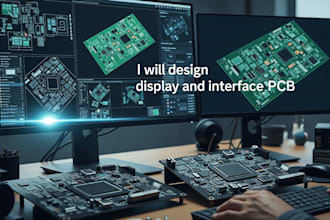 design display and interface pcb