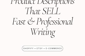 write product descriptions that sell and increase conversions