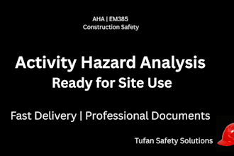 do construction risk assessment, activity hazard analysis