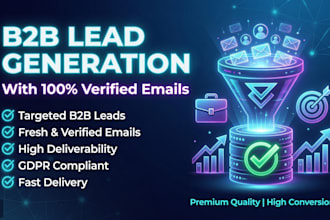 b2b lead generation with verified emails