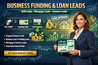 generate business funding leads business refinance b2b mortgage investor leads