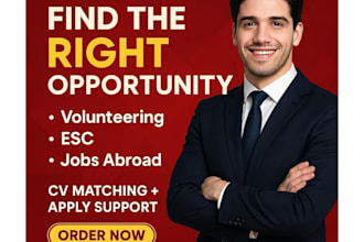 find matching volunteer opportunities and help you apply