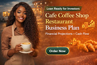 prepare a restaurant coffee shop business plan food truck bakery loan projection