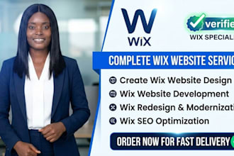 create wix website development wix redesign wix SEO wix website