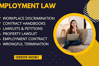 be your employment and labor lawyer for workplace disputes and contracts