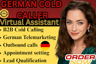 german real estate cold calling sales virtual assistant b2b cold caller leads