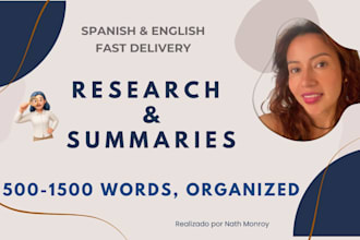 research and summarize content for your newsletter, blog or video script