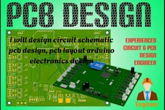 design circuit schematic pcb design, pcb layout arduino electronics design