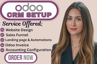 build odoo website, design odoo invoice, setup odoo accounting configuration