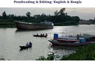 proofread and edit your english or bangla text professionally