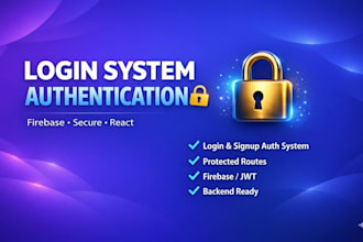 build secure react login and registration system with authentication